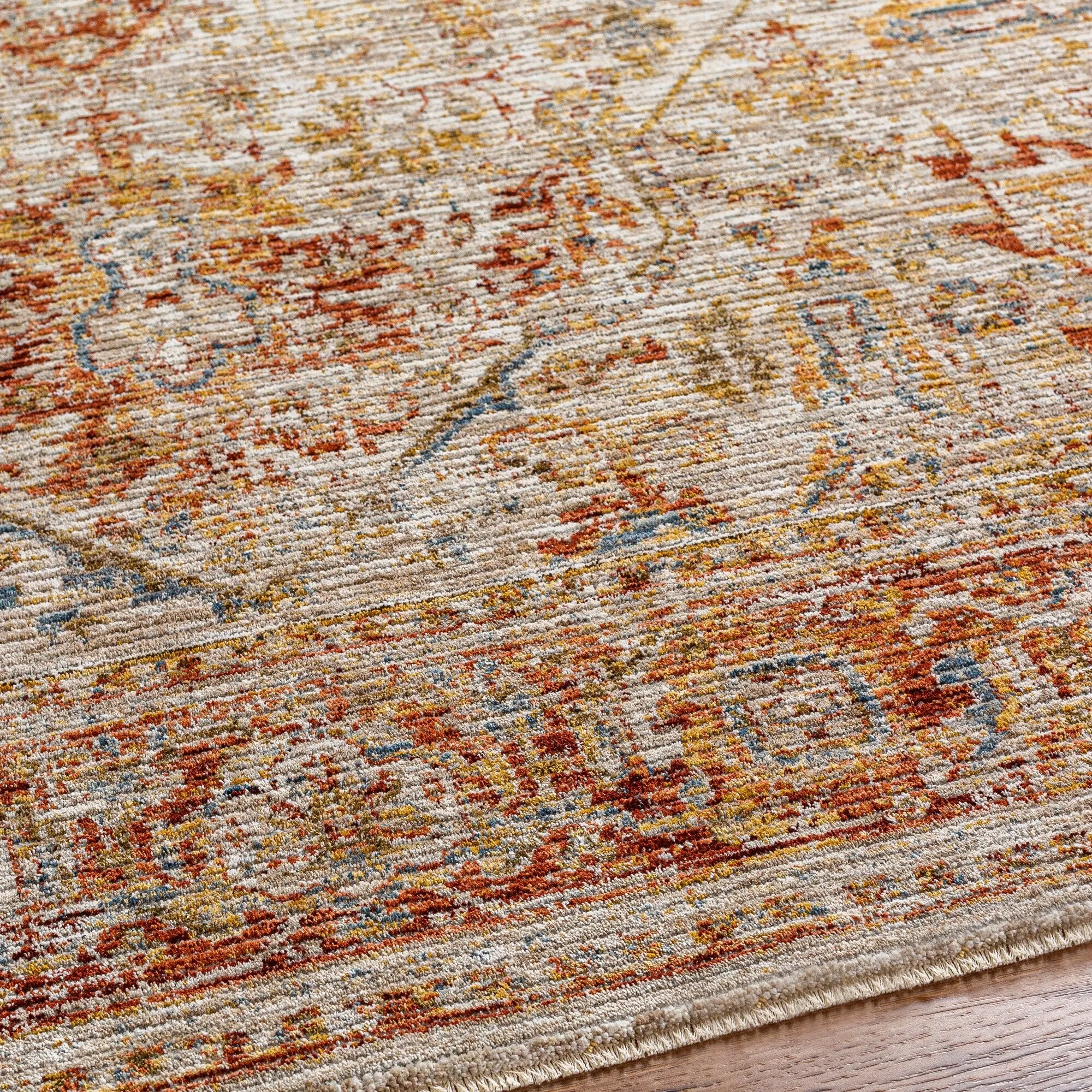 Zeynepe Traditional Medallion Area Rug